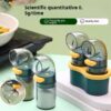 Quantitative Salt Container Seasoning Box Seasoning Canister New Sprinkle Control Kitchen Measuring Bottle Control High-end Salt Seasoning Bottle Convenient