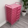 Rolling Storage Cart | Multi-Layer Drawer Organizer for Home Use