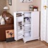 Multi-Purpose Storage Cabinet | Floor-Standing Living Room Organizer