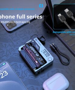 Mech-Style Portable Charger | Quick Charge Power Bank for Smartphones, Type-C