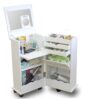 Compact Vanity with Storage | Foldable Makeup Desk for Small Apartments