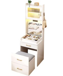Multi-Functional Dressing Table | Flip-Top Vanity Desk with Mirror